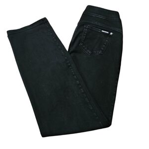 Nygard Luxe Denim Slims Black Bootcut Stretch Jeans Size M 10-12